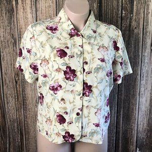 Christine & Jill Women's Button Down Shirt ~ Sz 16